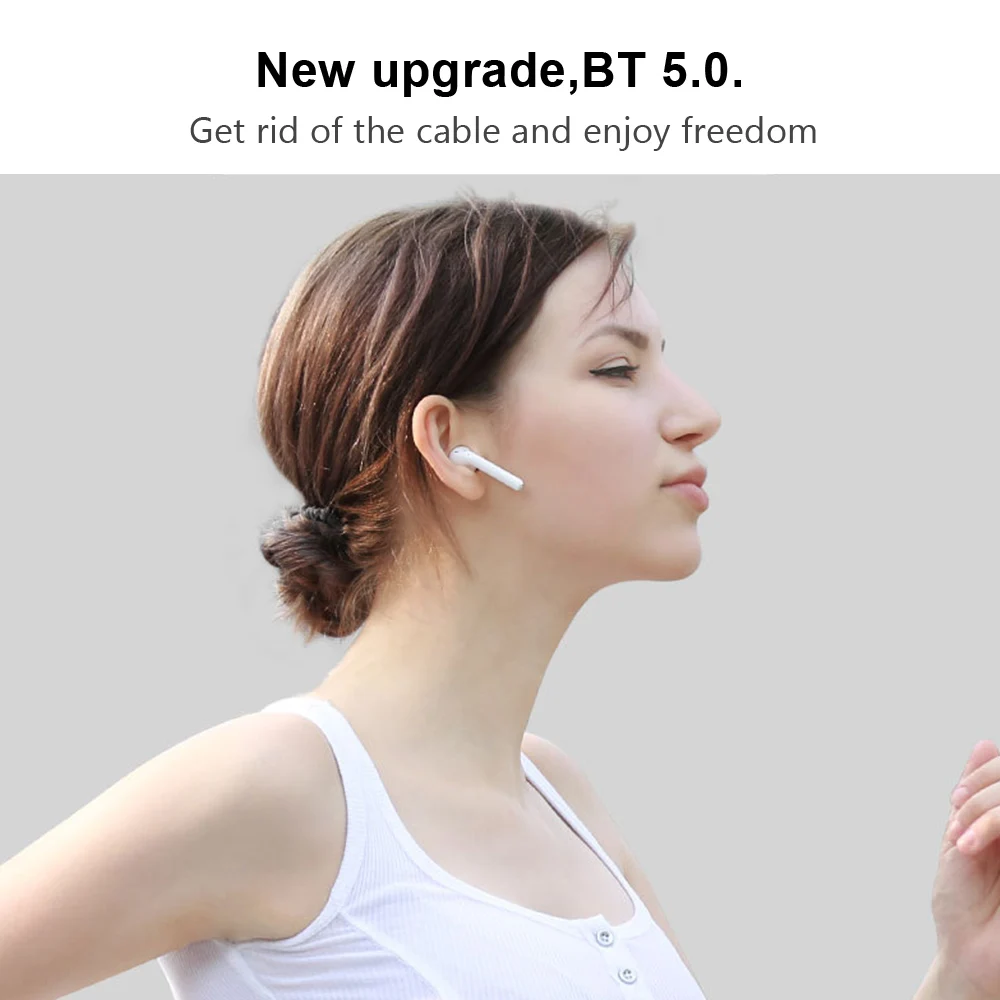 TWS беспроводные наушники Мини Bluetooth 5,0 наушники-вкладыши с микрофоном Hi-Fi стерео наушники для автоматического сопряжения Handsfree наушники