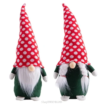 

Handmade Swedish Gnome Tomte Ornaments Long Hat Dot Doll Christmas Elf Decoration S24 20 Dropship