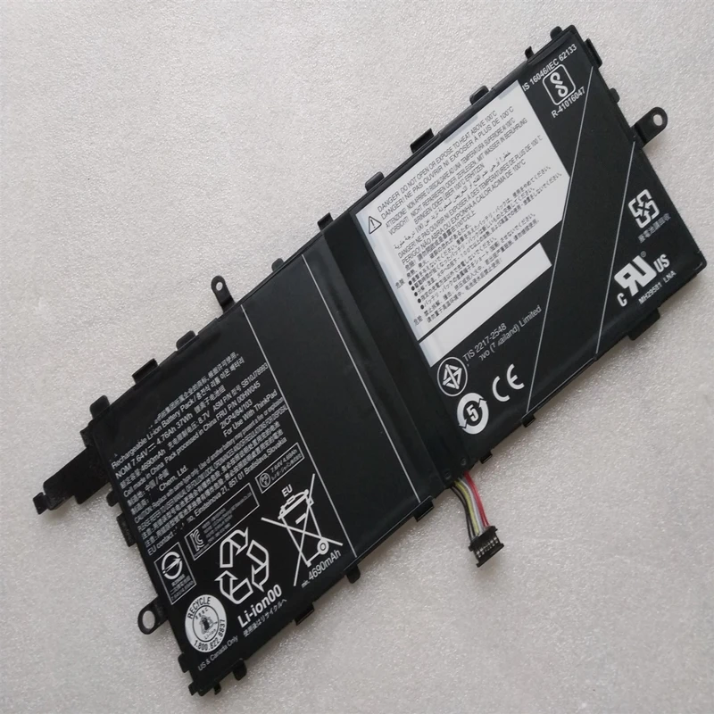 Новая батарея 00HW045 00HW046 для Lenovo ThinkPad X1 Gen 2 Tablet SB10J78993 SB10J78994 11 4 V 37Wh Оригинальная