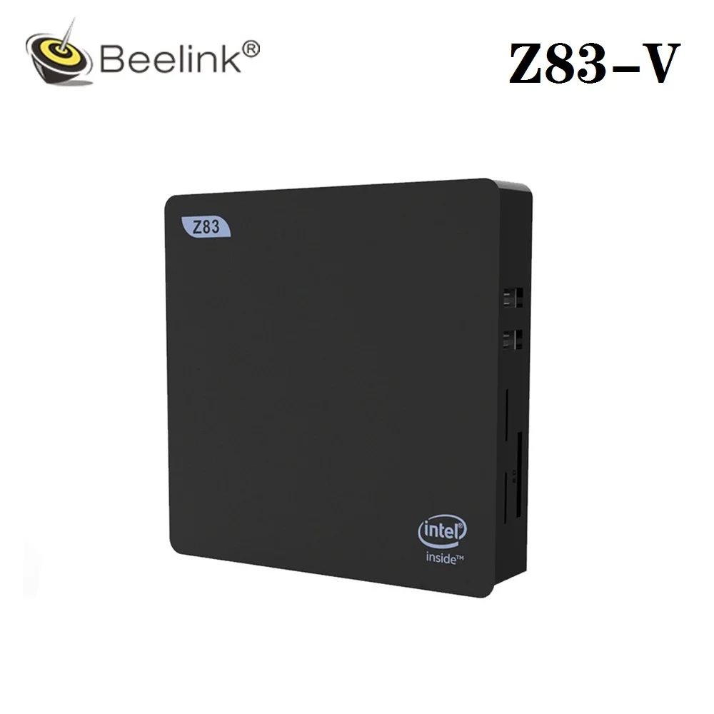 Beelink Z83-V Мини ПК четырехъядерный процессор Intel Atom X5-Z8350 Windows 10 Media Player 4 Гб