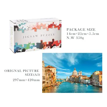 

1000 Piece Jigsaw Puzzles Adult Kids Decompression Game Toy Educational Children Creative Gift
