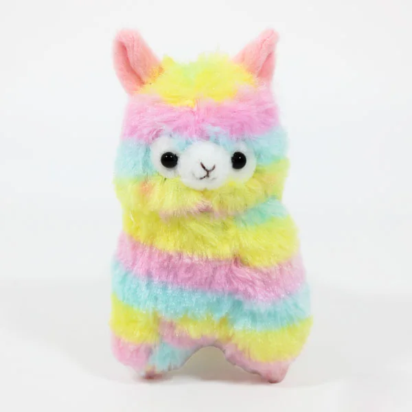 Kawaii японский плюс Радужная альпака кукла плюшевая игрушка Радужная Альпака лошадь плюшевые игрушки для брелка для детей рождественские подарки