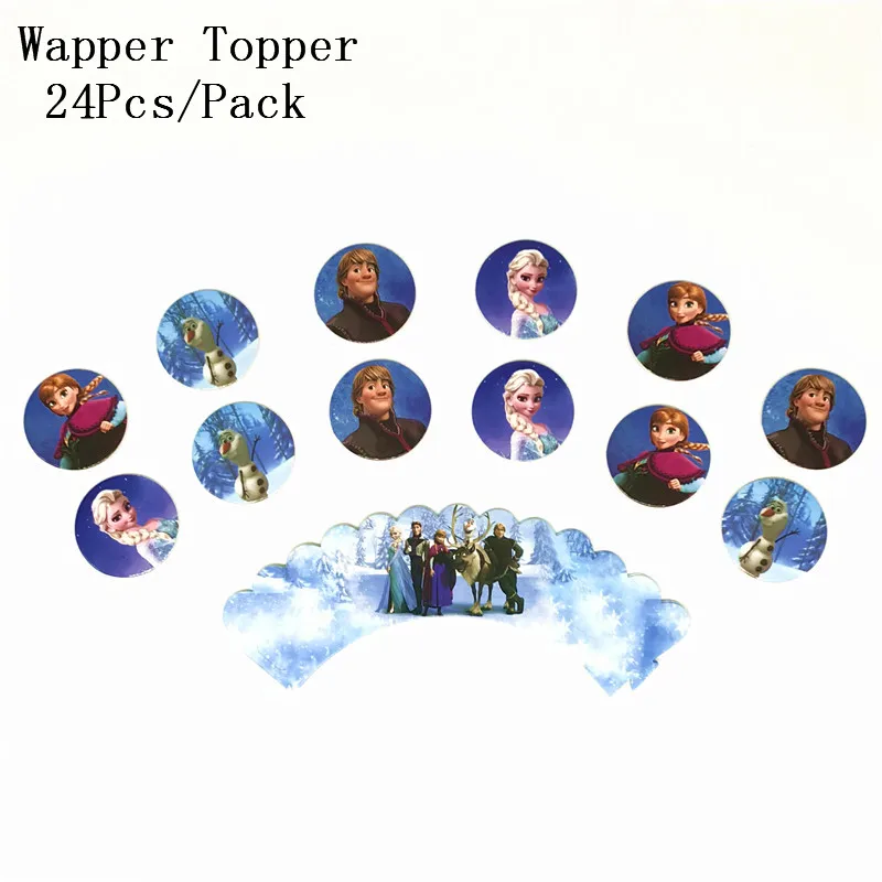 24 звёздочки из мультфильма холодная принцесса Микки Маус | Дом и сад