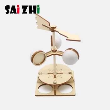 

Saizhi Wind Vane Experiment Kit Direction Scientific Model For Middle School Diy Technology Small Invention Educational Toys