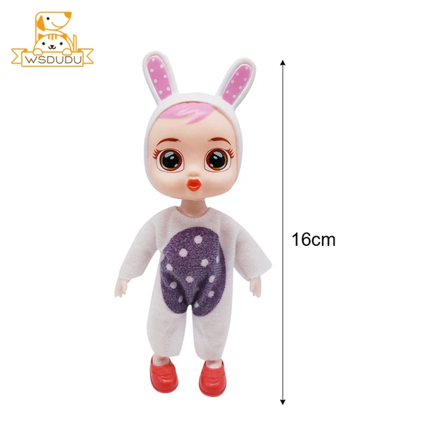 Kawaii Reborn BJD Baby Animal Dolls Cow Leopard Elephant Rabbit Bunny Frog Ladybug Cute Girl Ball Jointed Body Toys Cartoon Gift 6
