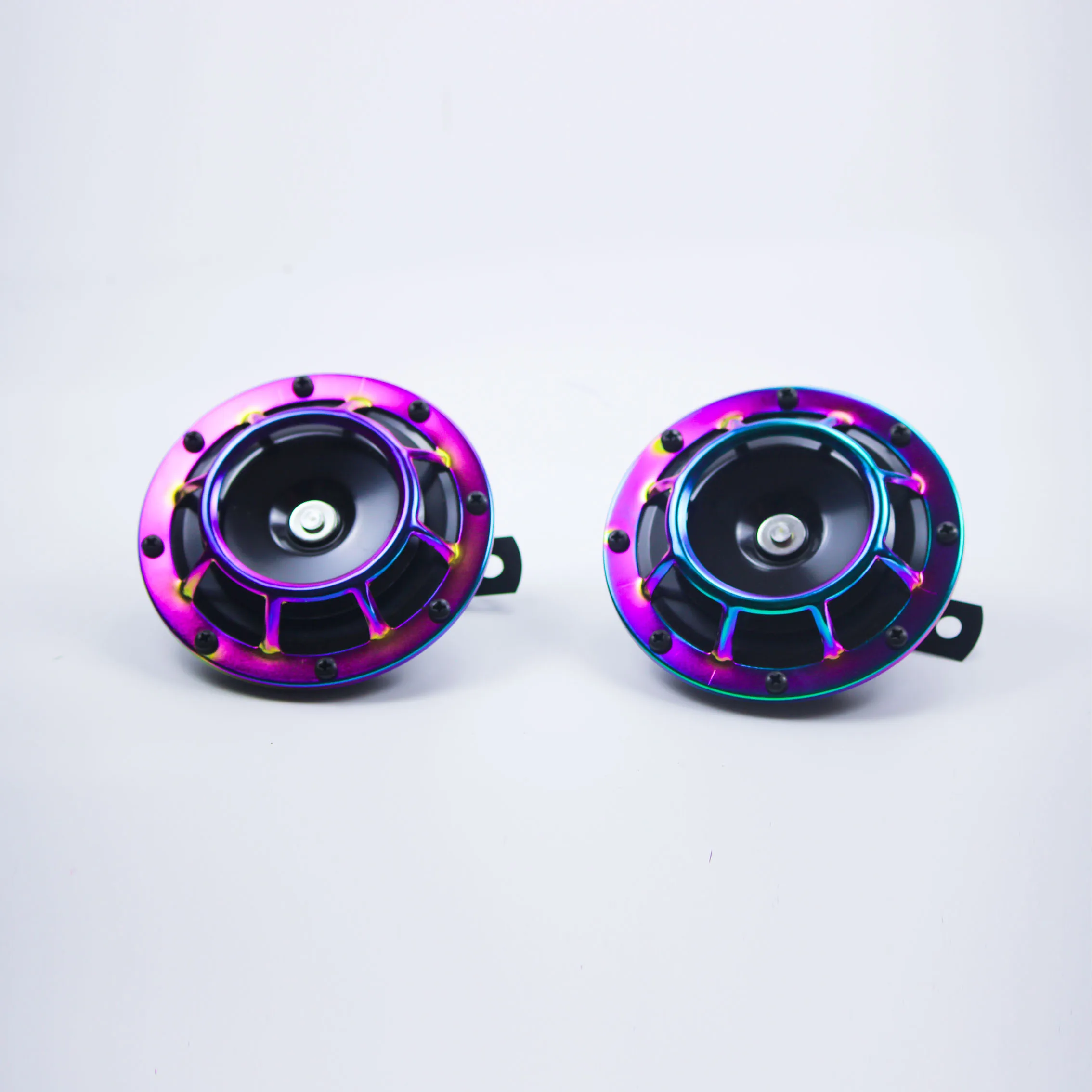 Car Horn 12V 140DB Super Loud Universal Grille Horn New Cool Color Scheme Car Motorcycle Modification Electricity