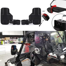 Мотоцикл UTV Для Polaris Ranger RZR 1000 зеркало заднего вида 1,7" /2" зажим регулируемый подходит Can-Am Maverick