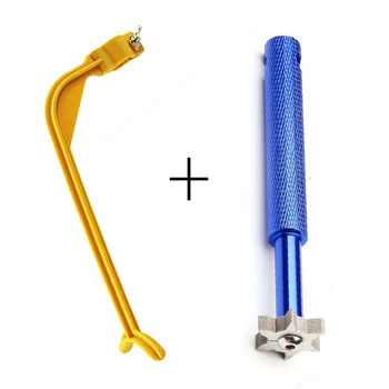 

1pcs Golf Swing Trainer + 1pcs Golf Club Grooving Sharpening Tool Golf Training Aids Beginner Gesture Alignment Training