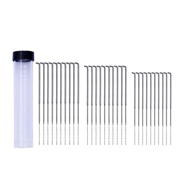 MIUSIE 1-30 PCS Wool Felt Needle Felt Needle Felting Starter Kit Felting Needles Felt Diy Package for Felting with Bottle 30Pcs Needles