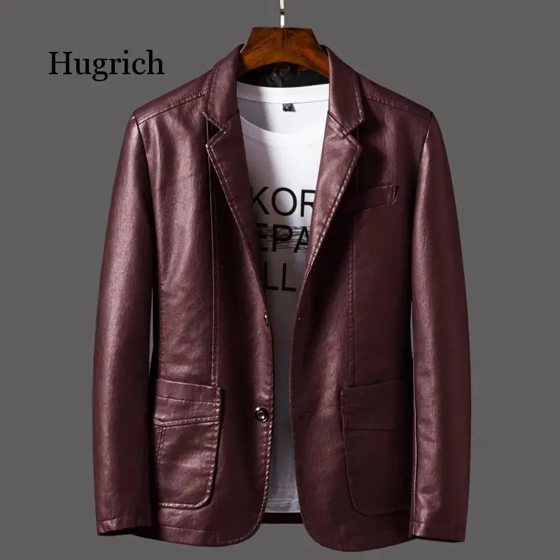 

2020 Autumn Mens Leather Jackets Motorcycle Stand Mens Coats Zipper Pu Pocket Jackets Biker Faux Leather Fashion Outerwear