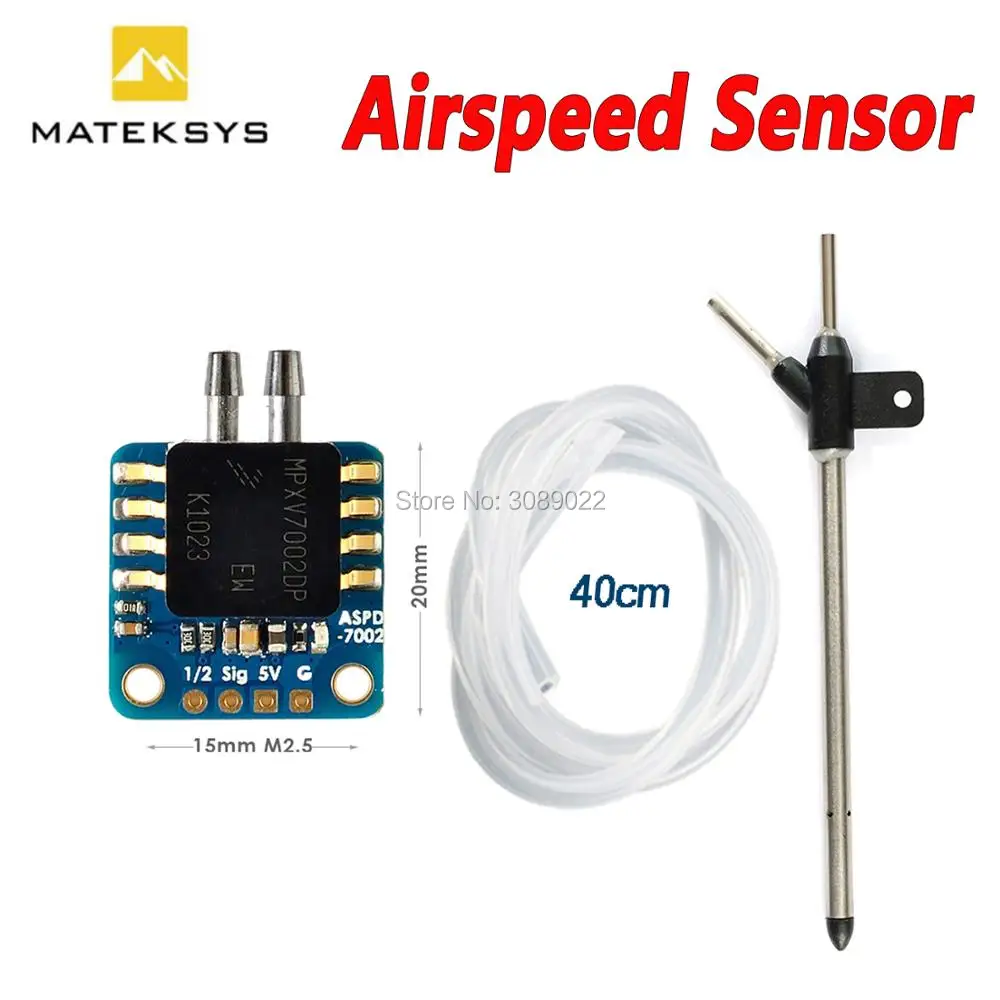 

Matek System Mateksys Analog Airspeed Sensor ASPD-7002 for RC FPV Racing Drone Frame F405 F711 F765 WING