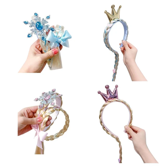 Beavorty Cocar Cosplay De Floco De Neve Tiaras De Princesa Pop Girl Oco  Faixa De Cabelo De Floco De Neve De Natal Menina Hairpin Bandana De Cabelo  Extravagante Laços De Cabelo