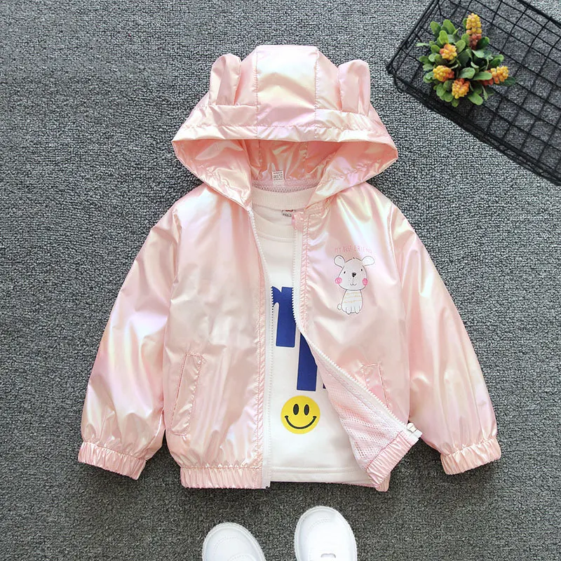 Fashion Spring Autumn Children's Clothing Cartoon Jacket Boys Girls Baby Outing Windbreaker Children Zipper Cardigan High Qualit