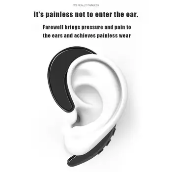 

2020 new Y12 1Pc Wireless Bluetooth Bone Conduction Earhook with Mic Car Driver Earphone