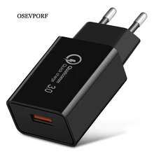 Быстрая зарядка 3,0 USB зарядное устройство QC3.0 быстрое настенное зарядное устройство для samsung S10 S9 Xiaomi iPhone 11 Pro X 8 7 6 huawei зарядное устройство для мобильного телефона