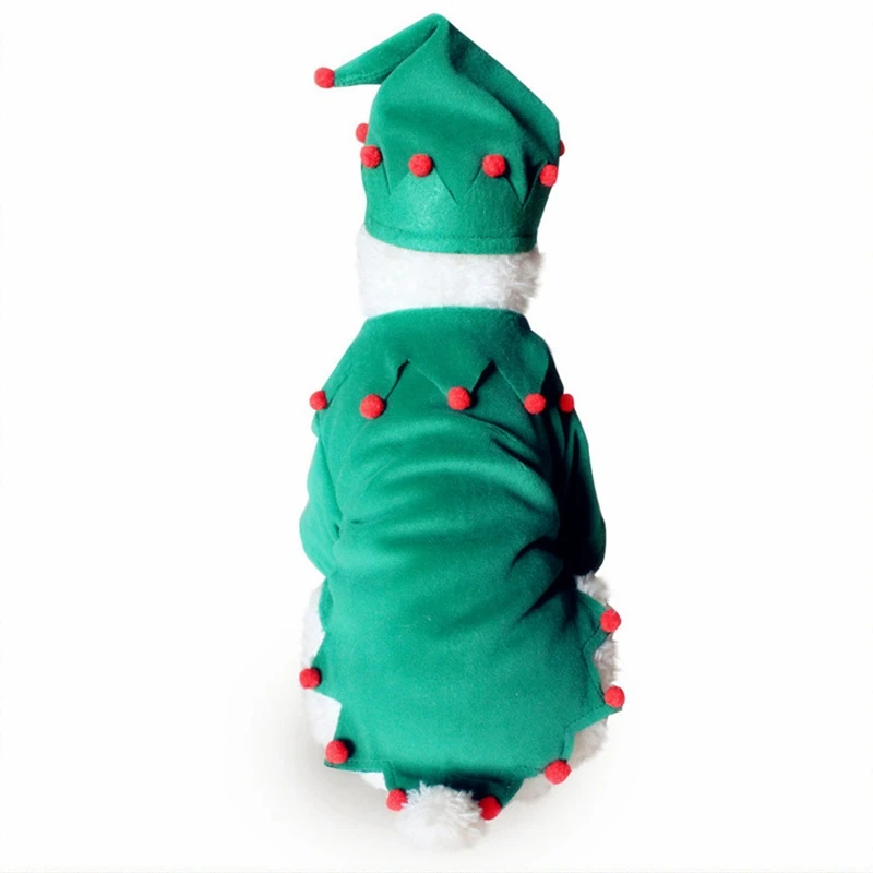 SZS Горячее предложение для комнатных собак одежда Рождественский костюм милая одежда с героями мультфильмов для маленьких Одежда для собак костюм платье Рождественская Одежда для собак Китти