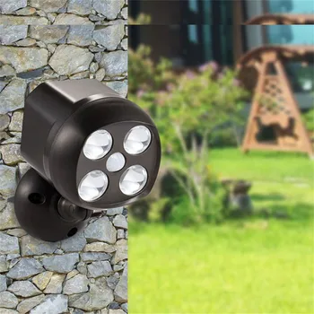 

2020 New 360 Degree Owl Shape Battery Power Motion Sensor Security Led Light Garden Outdoor Indoor Led Light#Y