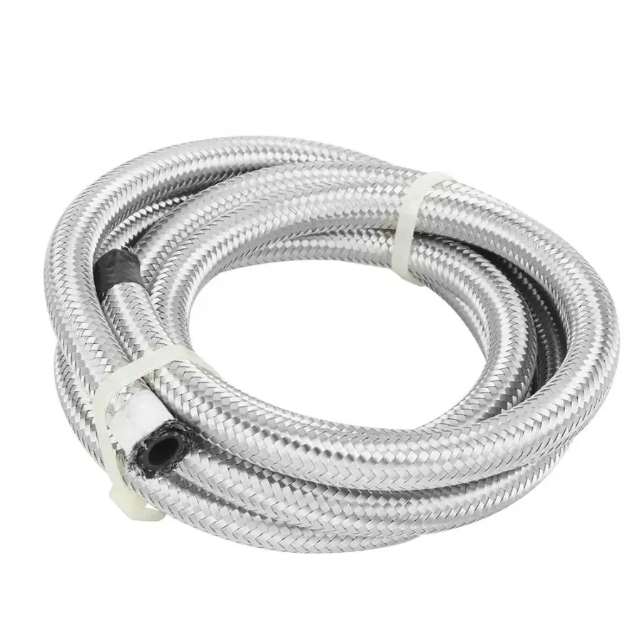 AN6 2 метра из нержавеющей стали Speedflow PTFE плетеный масляный топливный шланг автомобильные аксессуары Масляный шланг новое поступление