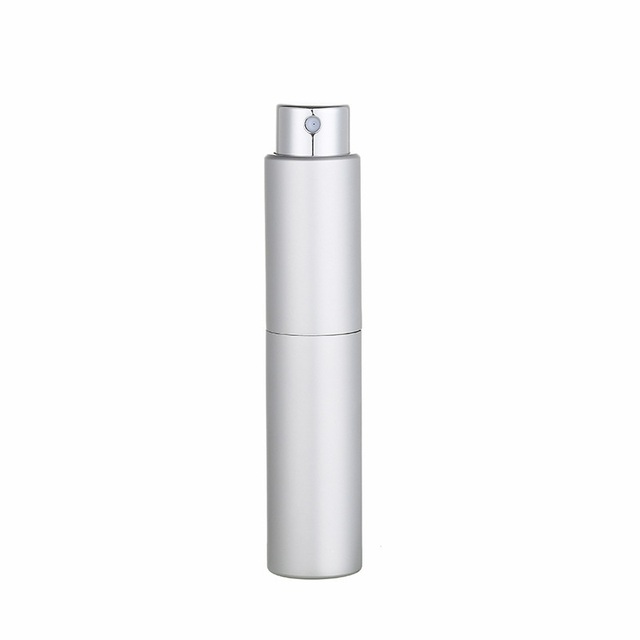 Travel Portable Aluminum Perfume Refillable Portable Spray Rotating Bottle Travel Empty Atomizer