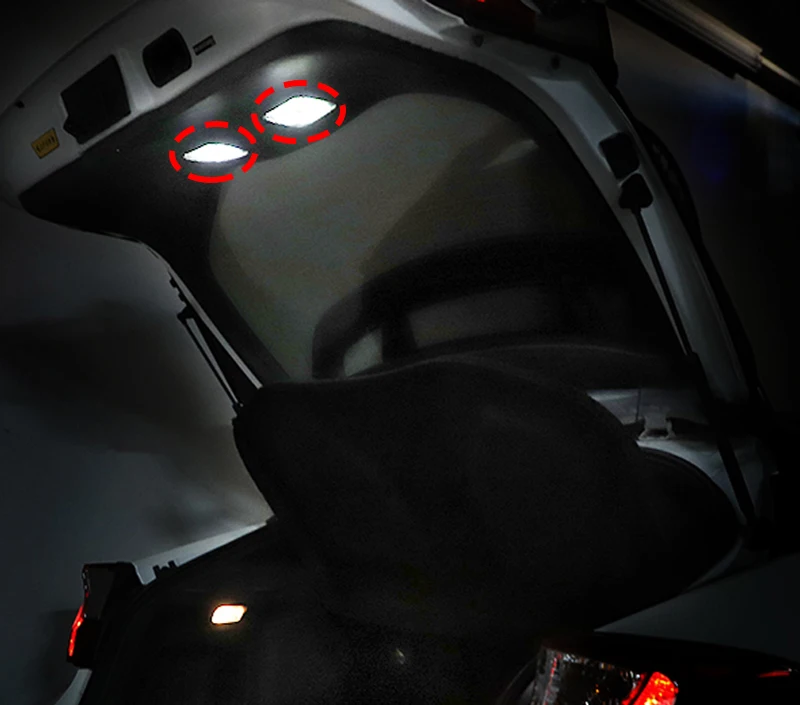 Zlord 1 пара 12 В автомобильные лампы багажника, пригодные для Toyota CHR C-HR C HR авто лампы для чтения крыши сигнальная лампа