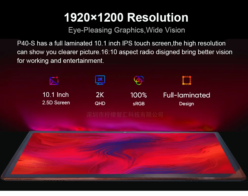 2021 New Design Gaming Tablet 10.1 inch Glass Body 4G Network Tablet Android 13MP Camera 10 Ccore 4GB RAM 64GB ROM Dual Wifi