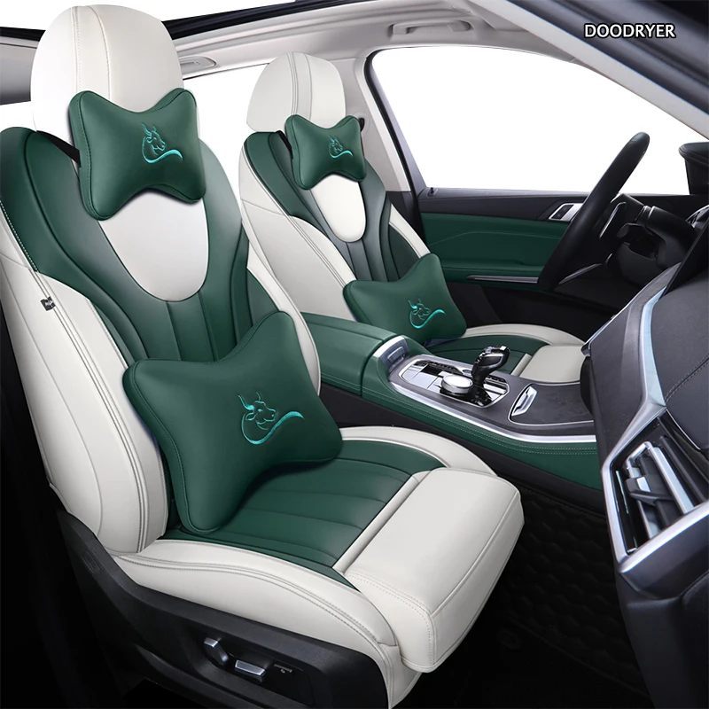 DOODRYER Custom Leather car seat covers For SKODA Yeti KODIAQ Octavia