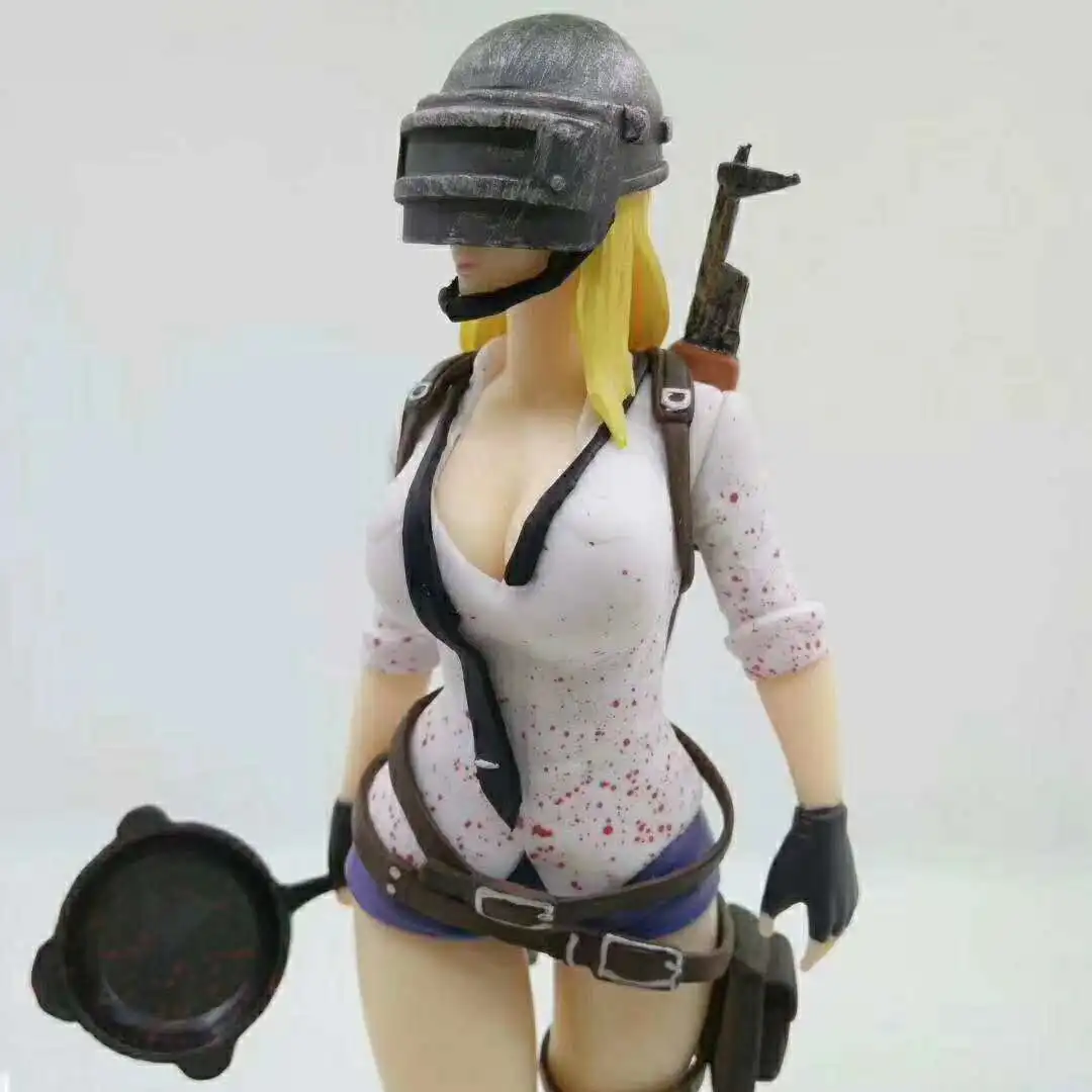 

Yaya Anime Jedi Survival Stimulate Battlefield Eating Chicken Tonight Girl Flat-bottom Pot AKM Garage Kit