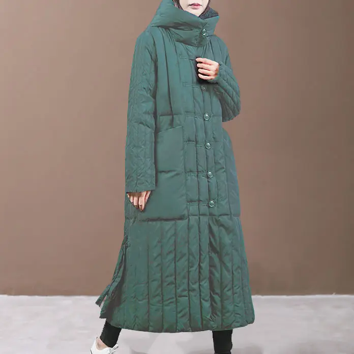 Green Длинное женское пальто, зимние женские пальто и куртки, парки Mujer размера плюс, Зимняя парка, куртка для женщин, элегантная одежда, большие Топы - Цвет: Green