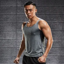 Спортивный топ, Мужская майка, новинка, одежда для фитнеса, дышащая, впитывает пот, баскетбольная футболка, одежда для пробежки, тренировочная одежда, Облегающая майка