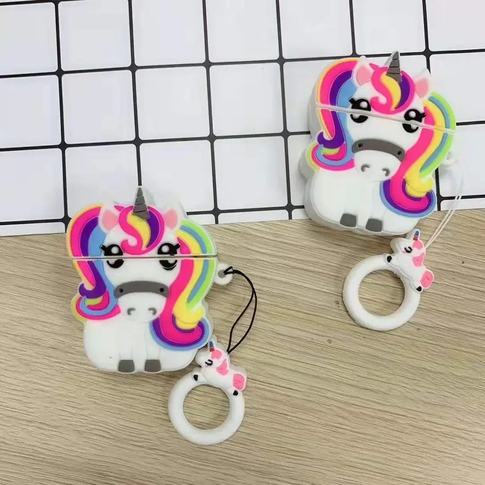 Силиконовый чехол для Airpods чехол беспроводной Bluetooth наушники защитный чехол