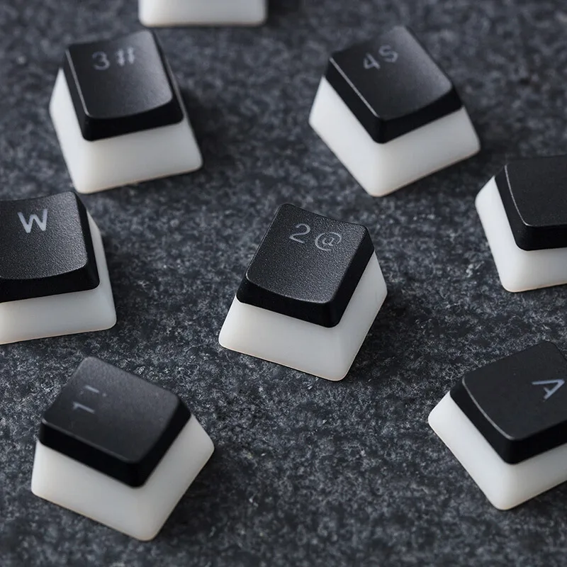 

Kingston HyperX Scrub Mechanical Keyboard Cap Double Shot Pudding Keycap PBT Full 104 Translucent