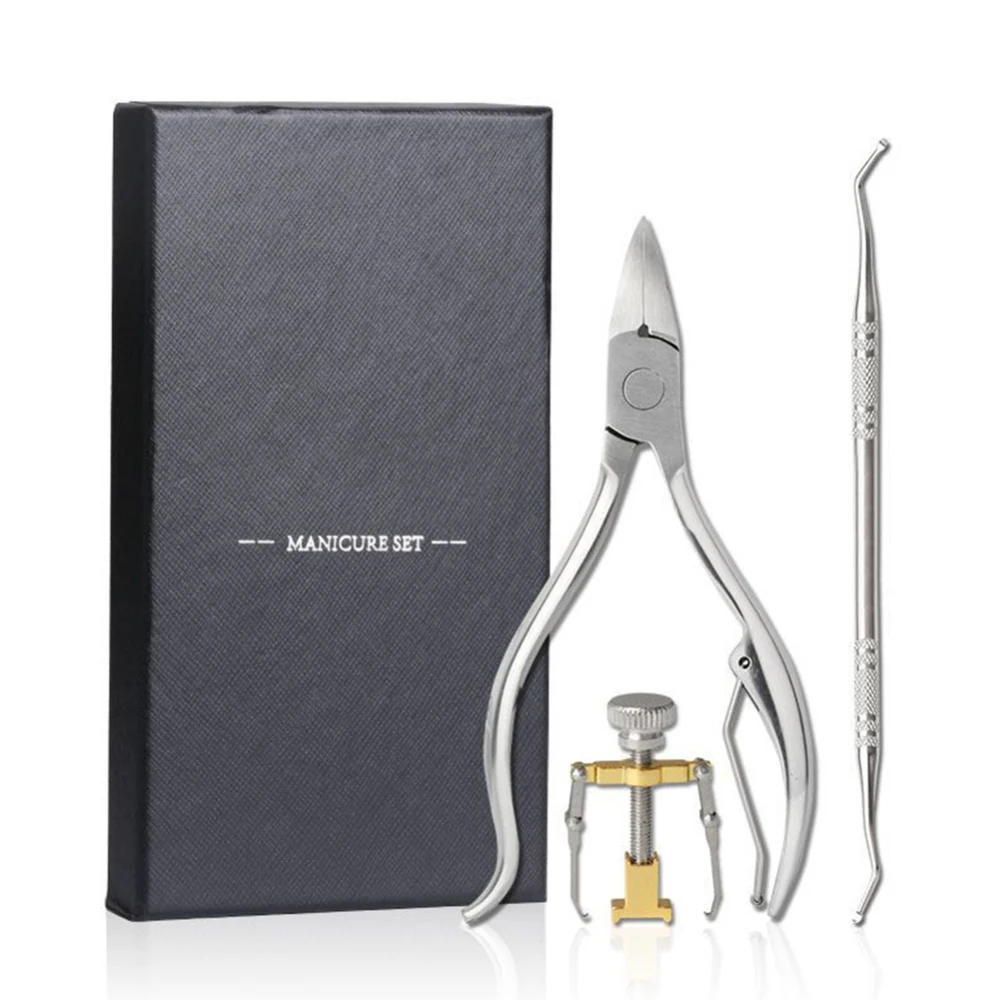 

Nail clipper Trimmer Cuticle Remover Nail lifter Set Kit For Ingrown Nail & Pedicure Manicure Cuticle Corrector Fixer Foot Care