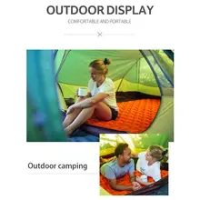 Надувной матрас для сна с надувным мешком, толстая влагостойкая портативная двуспальная кровать для человека на открытом воздухе коврик для кемпинга