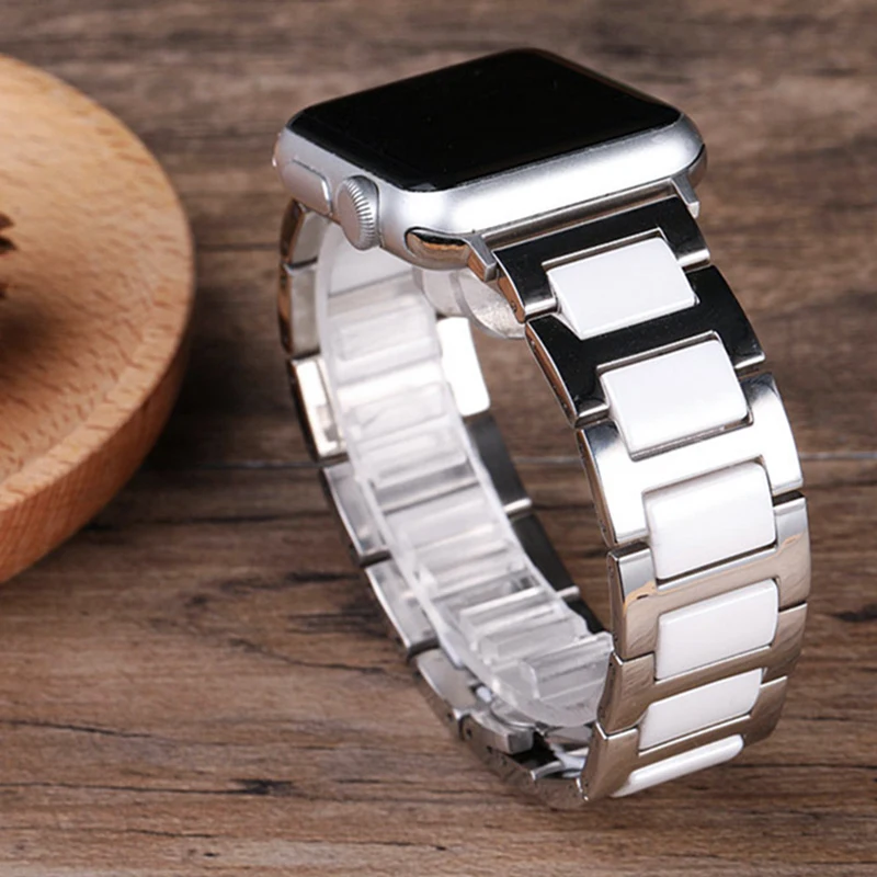 Ntyle керамический Пескоструйный матовый спортивный ремешок для часов Apple Watch 42 мм 38 мм 40 мм Apple Watch Series3 4 44 мм матовый ремешок