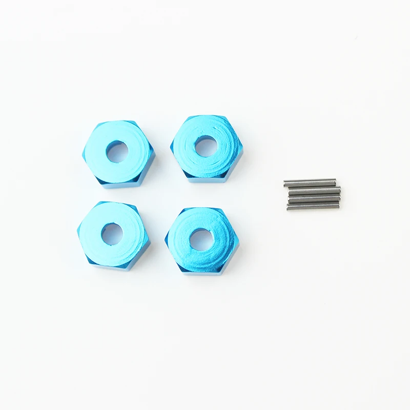 1Set/4Pcs Metal Hexagon Set For Wltoys 12428 12423 1/12 Speed Rc Car Feiyue Fy-01/02/03/04/05 Upgrade Parts