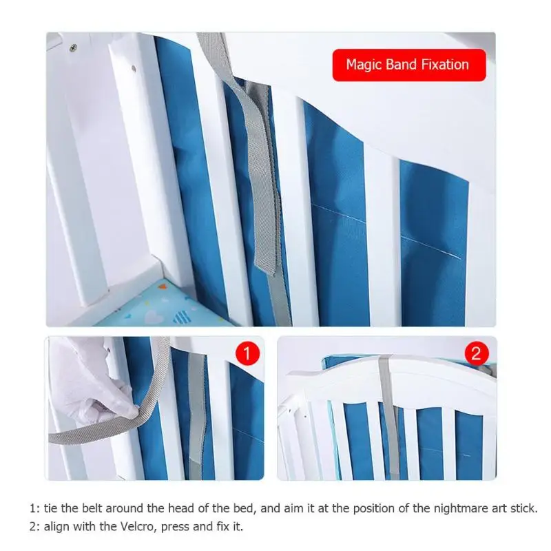 Baby Crib Organizer Bed Hanging Bag Portable Detachable Hollow Board Design Durable Diaper Storage Bedding Supplies