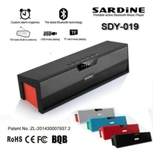 Sardine SDY-019 беспроводной Bluetooth динамик fm-радио 10 Вт портативный стерео сабвуфер Hi-Fi динамик s плеер с sd-картой