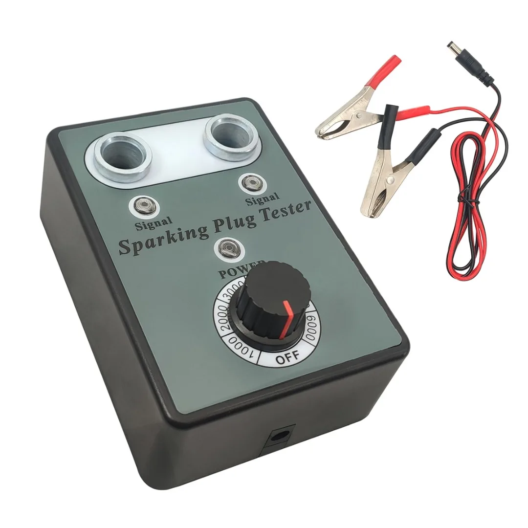 

New Arrival 1pc Universal Adjustable Dual Hole Car Spark Plug Tester Detector Ignition Tester for 12V Gasoline Vehicles