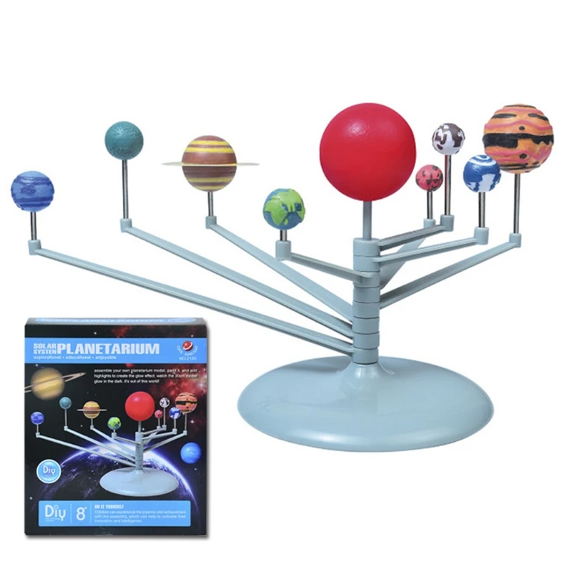 New 1 Set Nine Planets Model Science Diy Assembly Parent-Child Interactive Planetarium Toy Child Intelligence Development 1 New 1 Set Nine Planets Model Science Diy Assembly Parent-Child Interactive Planetarium Toy Child Intelligence Development 1