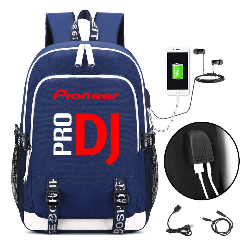 Pioneer Pro рюкзак DJ Сумка ж/USB модный порт/интерфейс наушников студенческий блокнот сумка для ноутбука