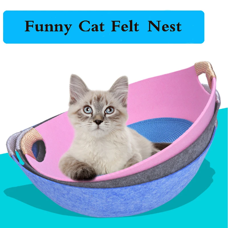 cat house floor protecter pads Ball Pet Cat Beds Nest Cat House Basket