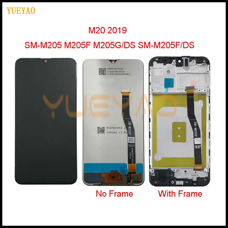 Для Samsung Galaxy M20 M205 SM-M205F M205FN дисплей ЖК-экран для M205F с рамкой | Мобильные телефоны и