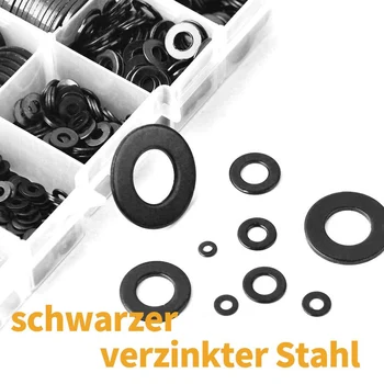 

High Quality 500Pcs/Set Plastic Washers Rubber Flat Washers Nylon Washers Corrosion-Free Washers for Industrial Fixings