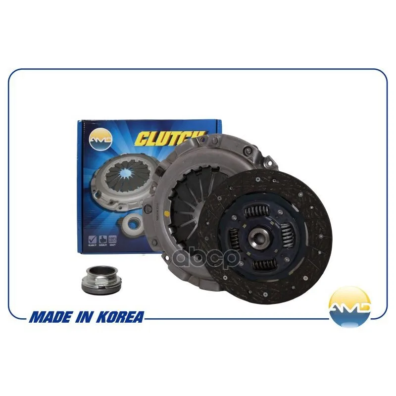 Комплект Сцепления Daewoo Nexia 1.5(Dohc) Amdclu12 AMD арт. AMDCLU12