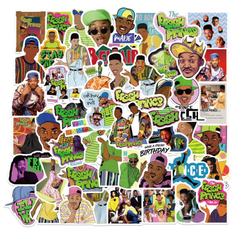10/30/50Pcs Fresh prince wonderful things Skateboard Travel Suitcase Phone Laptop Luggage Stickers Cute Kids Girl Toys | Игрушки и хобби