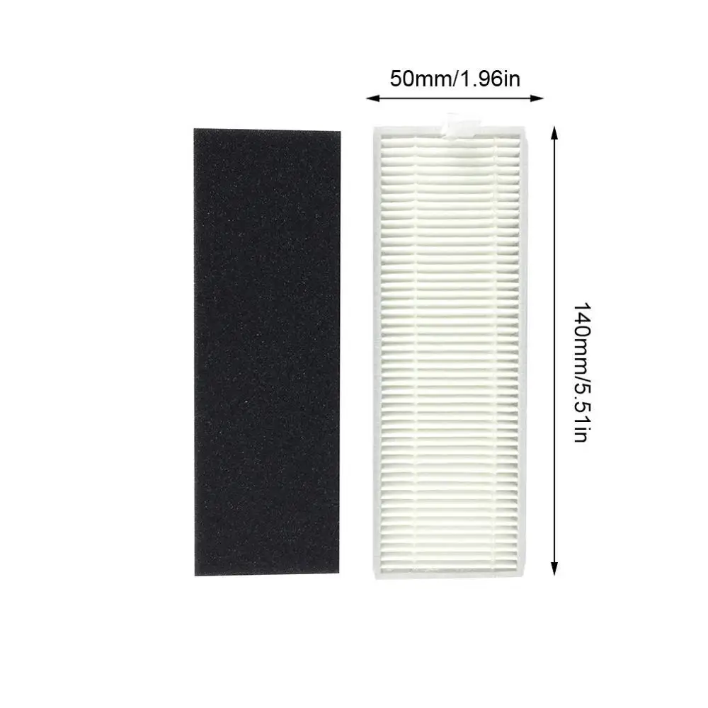 Hepa Filter+Filter Cotton For Ecovas A7 A9 For Ilife A6 A4 A4S Vacuum Cleaner Dust Filters Cleaning Parts
