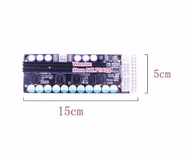 X300, 300 Вт Выход, 16-24 в широкий вход power ATX блок питания(VR готовые Pico PSU) мини ITX DC в автомобиль ATX PC модуль питания GTX1070
