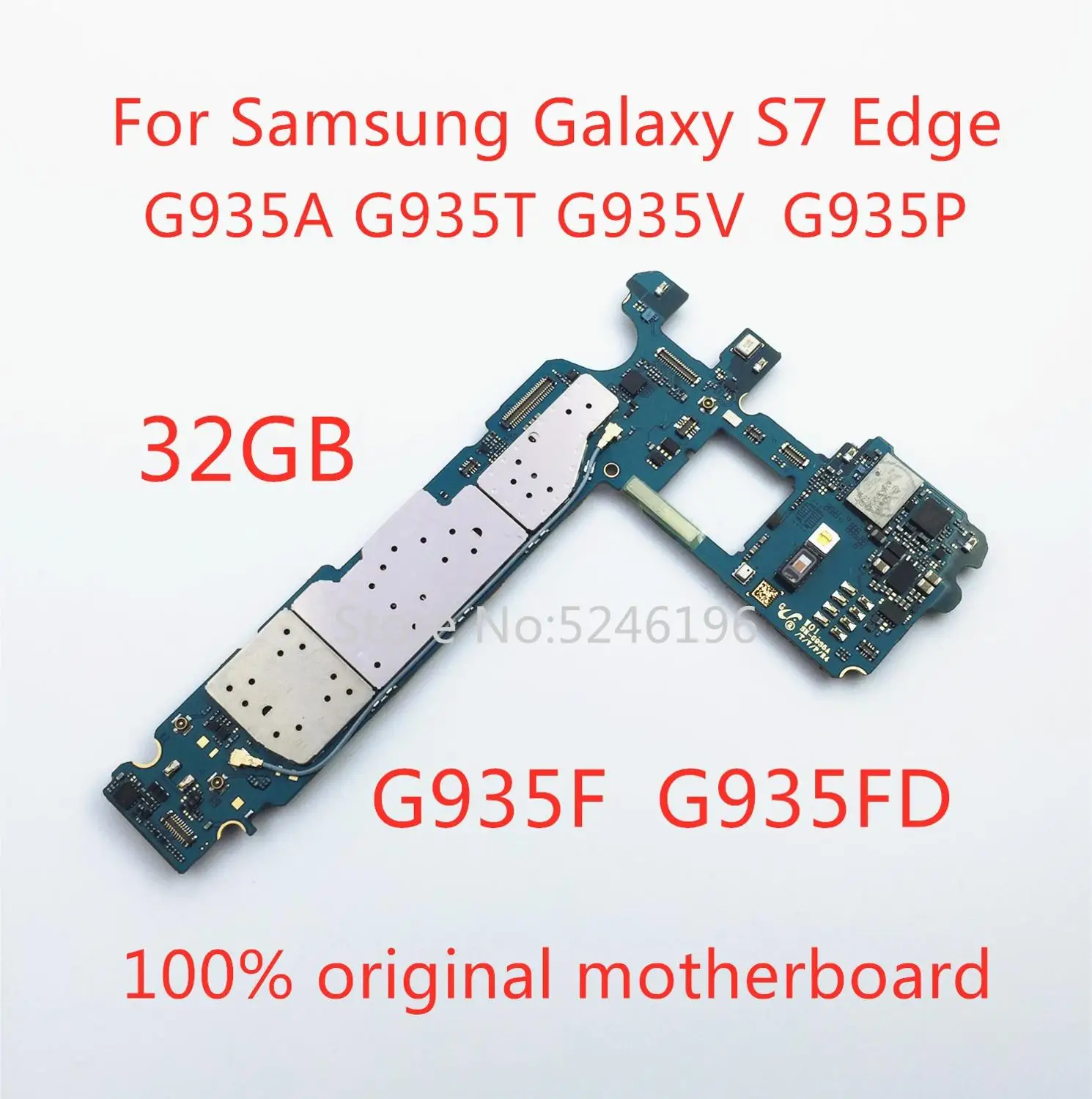 Сменная материнская плата для Samsung Galaxy S7 edge G935A G935T G935V G935P G935F G935FD 32 ГБ|Шлейфы