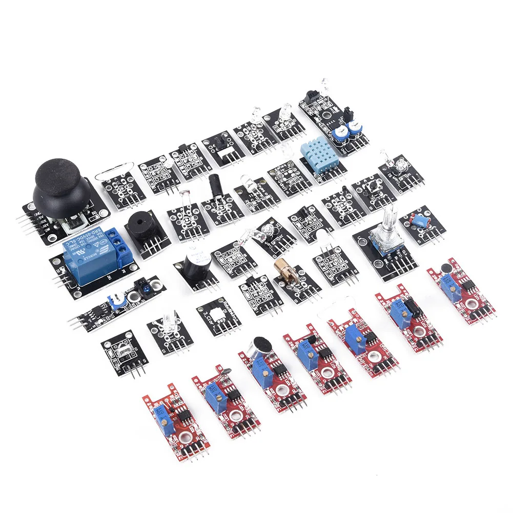 45 в 1/37 в 1 модуль датчика стартовый набор для Arduino Raspberry Pi образование мульти инструменты аксессуары