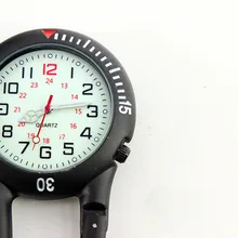 Минеральное зеркало из закаленного стекла светящаяся функция Повседневный модный карабин Часы